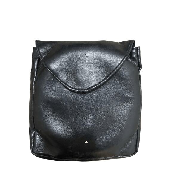 Vintage 70's Stand Up Brass Wire Vanity Double Sided Mirror With Leather Case - Picture 1 of 6